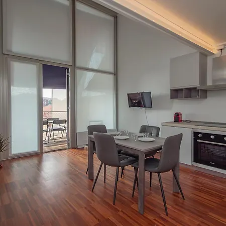 Luxury Loft - Terrazzo E Posto Auto - Adriano 51b Lejlighed Milano